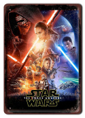 STAR WARS Szyld Plakat filmowy-metalowy #15348