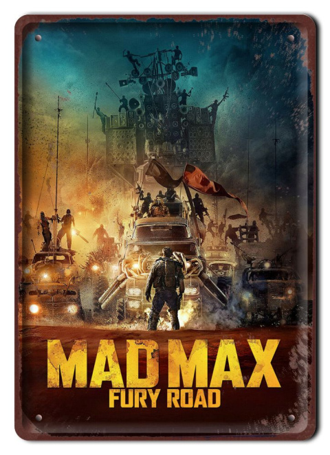 MAD MAX Szyld Plakat filmowy-metalowy #15349