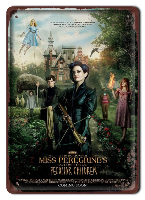 MISS PEREGRINES Plakat filmowy-metalowy #15353