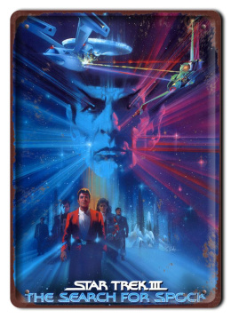 STAR TREK Szyld Plakat filmowy-metalowy #15356