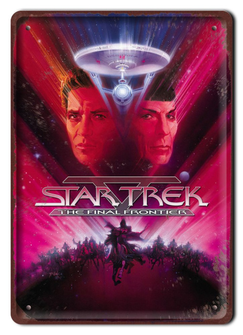 STAR TREK Szyld Plakat filmowy-metalowy #15358