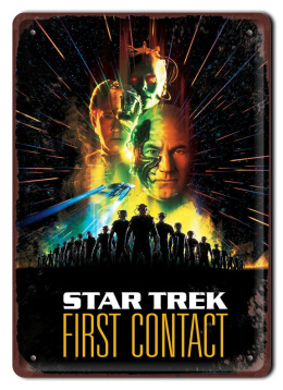 STAR TREK Szyld Plakat filmowy-metalowy #15361