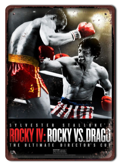 ROCKY Szyld Plakat filmowy-metalowy #15369