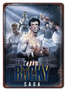 ROCKY Szyld Plakat filmowy-metalowy #15371