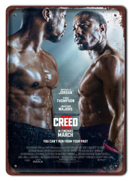 CREED Szyld Obrazek Plakat filmowy-metalowy #15374