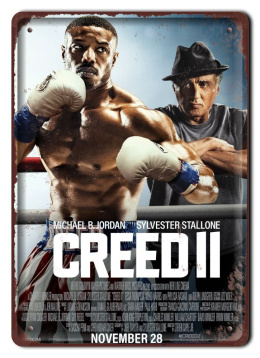 CREED 2 Szyld Plakat filmowy-metalowy #15376