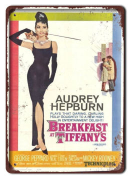 BREAKWAST AT TIFFANYS Plakat filmowy-metalowy #15387