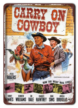 CARRY ON COWBOY Plakat filmowy-metalowy #15391