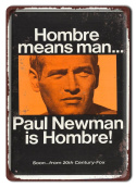 HOMBRE MEANS MAN Plakat filmowy-metalowy #15403