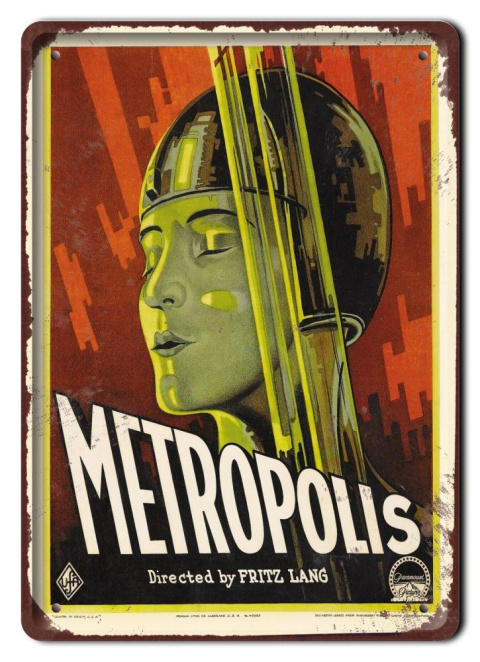 METROPOLIS Szyld Plakat filmowy-metalowy #15412