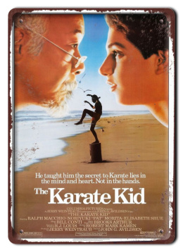 KARATE KID Szyld Plakat filmowy-metalowy #15427