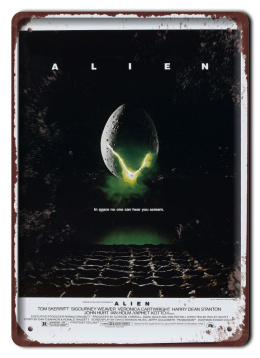 ALIEN Szyld Plakat filmowy-metalowy #15432