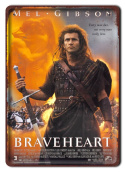 BRAVEHEART Plakat filmowy-metalowy #15441