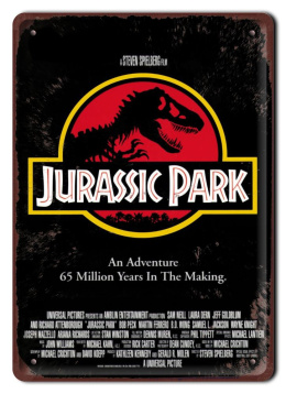 JURASSIC PARK Plakat filmowy-metalowy #15471