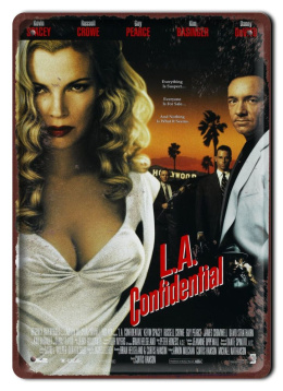 L.A. CONFIDENTIAL Plakat filmowy-metalowy #15473