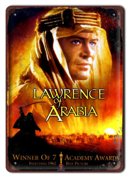 LAWRENCE OF ARABIA Plakat filmowy-metal #15474