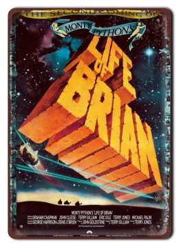 LIFE OF BRIAN Plakat filmowy-metalowy #15477