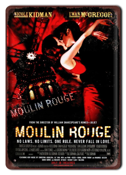 MOULIN ROUGE Plakat filmowy-metalowy #15480