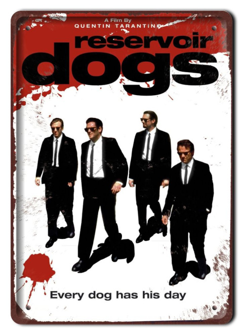 RESERVOIR DOGS Plakat filmowy-metalowy #15491