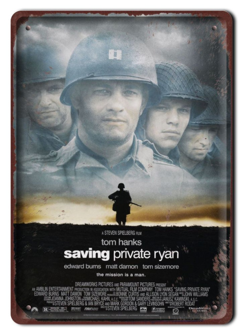 SAVING PRIVATE RYAN Plakat filmowy-metal #15492