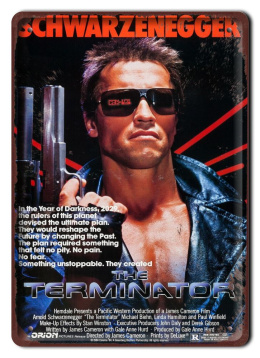 THE TERMINATOR Plakat filmowy-metalowy #15510