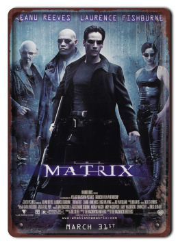 MATRIX Szyld Plakat filmowy-metalowy #15511