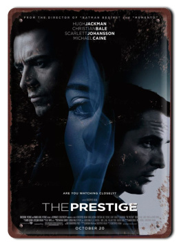 THE PRESTIGE Plakat filmowy-metalowy #15512