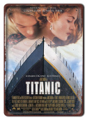 TITANIC Obrazek Plakat filmowy-metalowy #15518