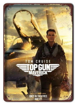 TOP GUN Obrazek Plakat filmowy-metalowy #15520