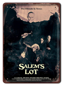 SALEMS LOT Szyld Plakat filmowy-metalowy #15530