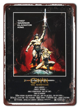 CONAN Obrazek Plakat filmowy-metalowy #15553