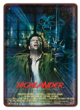 HIGHLANDER Plakat filmowy-metalowy #15557