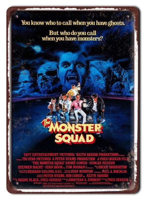 THE MONSTER SQUAD Plakat filmowy-metalowy #15573