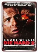 DIE HARD 2 Szyld Plakat filmowy-metalowy #15584