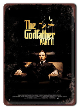 THE GODFATHER 2 Plakat filmowy-metalowy #15504