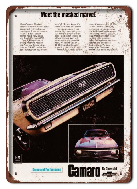 CHEVROLET PLAKAT METALOWY SZYLD RETRO #05403