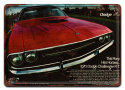 DODG CHALLENGER METALOWY SZYLD PLAKAT RETRO #05384