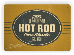 HOT ROD METALOWY SZYLD PLAKAT VINTAGE RETRO #04363