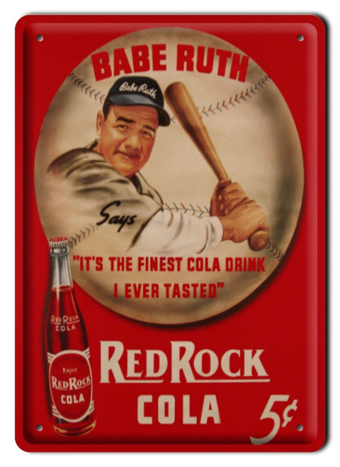 RED ROCK COLA METALOWY SZYLD PLAKAT RETRO #00003