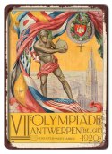 OLIMPIADA MUNDIAL PLAKAT METALOWY #16493