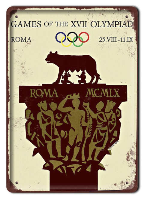 OLIMPIADA MUNDIAL PLAKAT METALOWY #16509