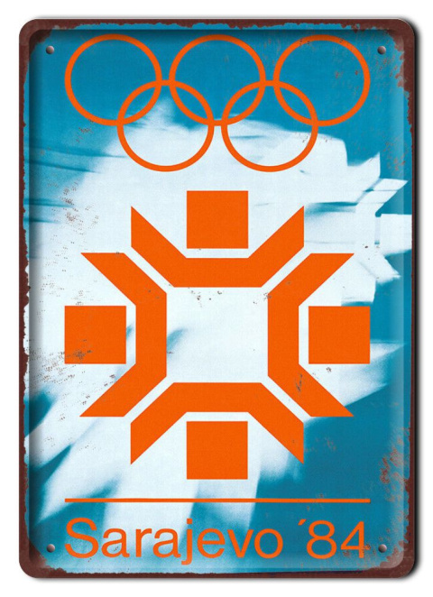 OLIMPIADA MUNDIAL PLAKAT METALOWY #16526