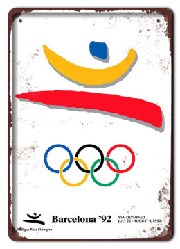 OLIMPIADA MUNDIAL PLAKAT METALOWY #16528