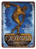 OLIMPIADA MUNDIAL PLAKAT METALOWY #16624