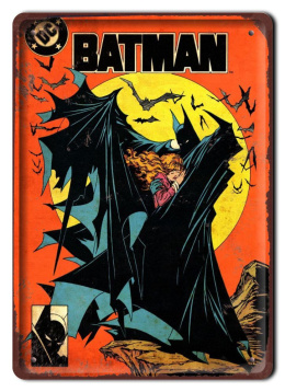 KOMIKS Plakat Metalowy Szyld Batman #16804