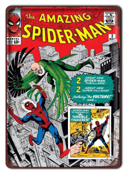 KOMIKS Plakat Metalowy Szyld SPIDER-MAN #16843