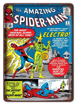 KOMIKS Plakat Metalowy Szyld SPIDER-MAN #16851