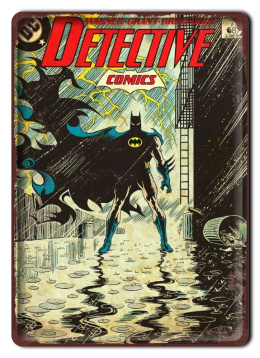 KOMIKS Plakat Metalowy Szyld BATMAN #16858