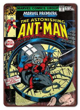 KOMIKS Plakat Metalowy Szyld Obrazek Ant-Man #16893