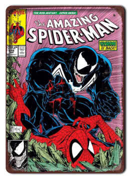 KOMIKS Plakat Metalowy Szyld Spider-Man #16900